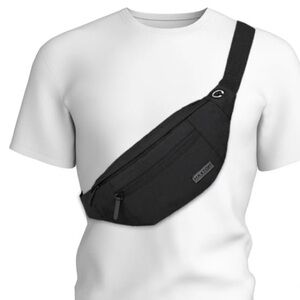 MAXTOP Large Crossbody Fanny Pack with Zipper